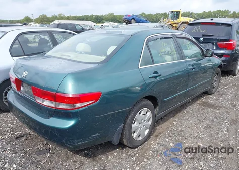 2003 Honda Accord 2.4 Lx из США, поврежденный, VIN 1HGCM56343A007095